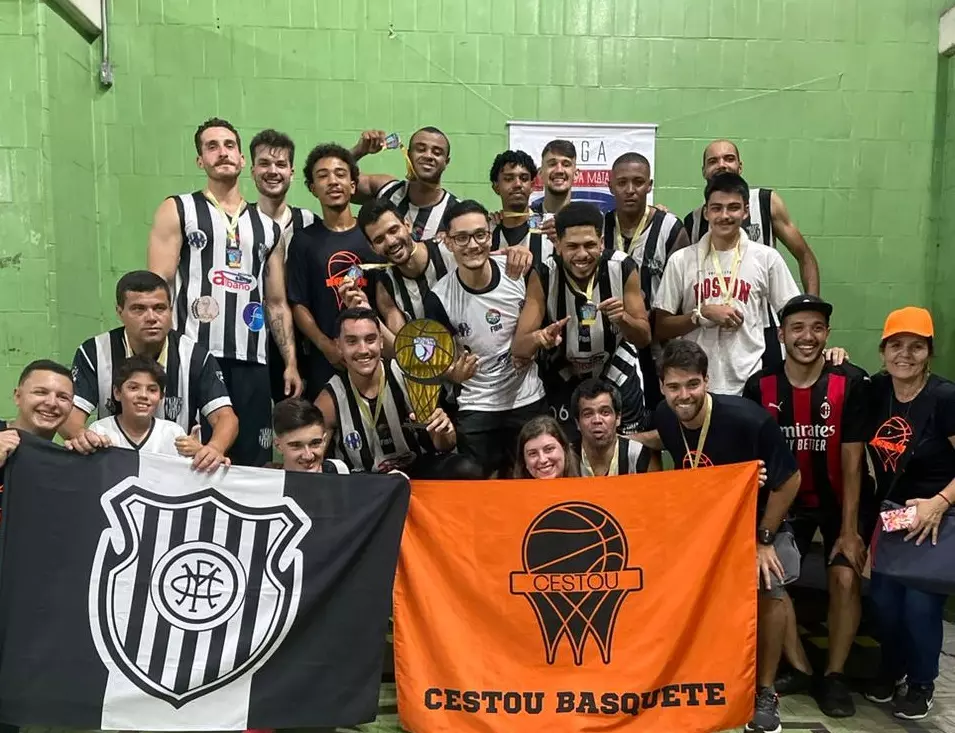 Mineiro FC de Santos Dumont/Cestou Basquete conquista a Liga Zona da Mata de Basketball